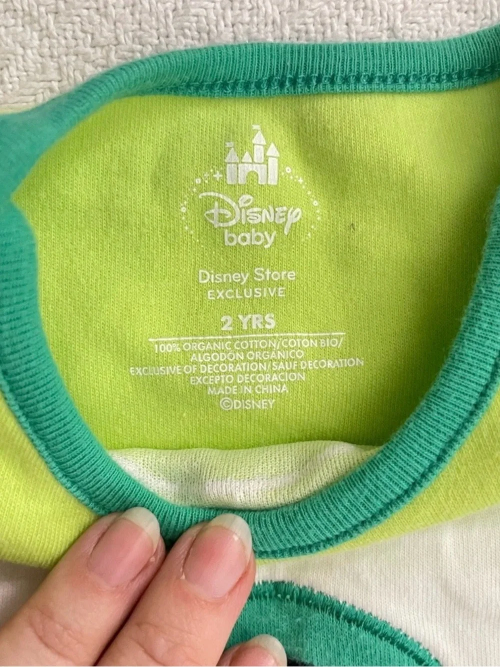 Disney Pixar Monsters Inc Mike Wazowski Appliqué Onesie